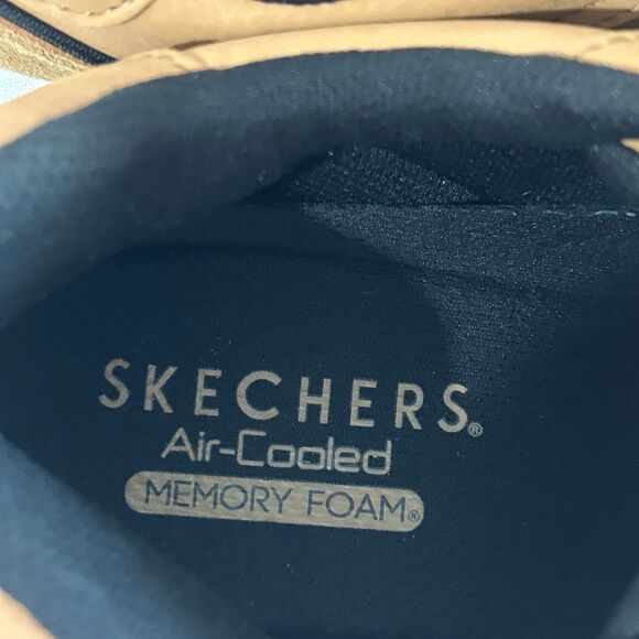 Skechers Street Uni Court Sneaker Shoes Men’s Size 10.5 Color WSK Tan Leather - Picture 12 of 12